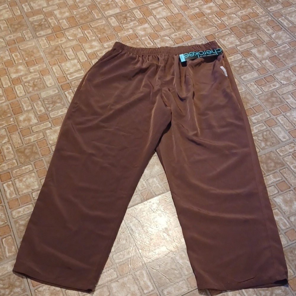 Cherokee Women"s Pull On Pants Micra Silk Size Xlarge Petite